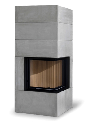 The Flame Square Glass Schwarz